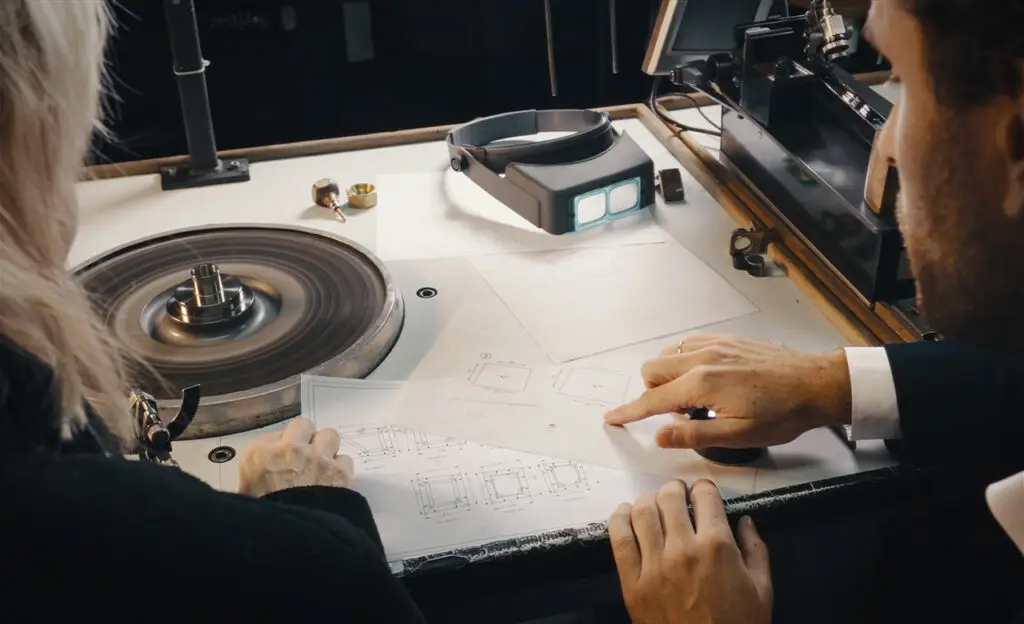 Experts cutting plans for diamonds at MAC Cutting Works image