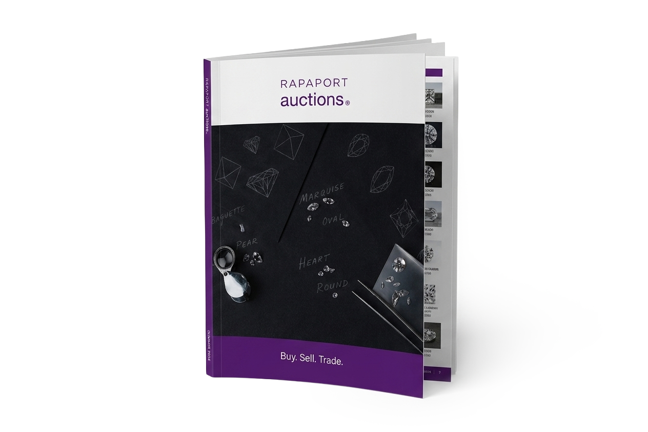 Rapaport Auctions mobile screen