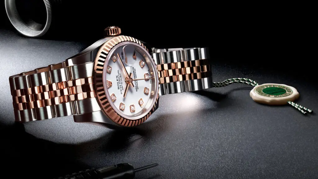 Image of a 2005 Rolex Oyster Perpetual Datejust watch