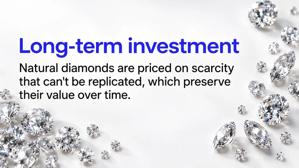 "Diamonds are a long-term investment," meme image