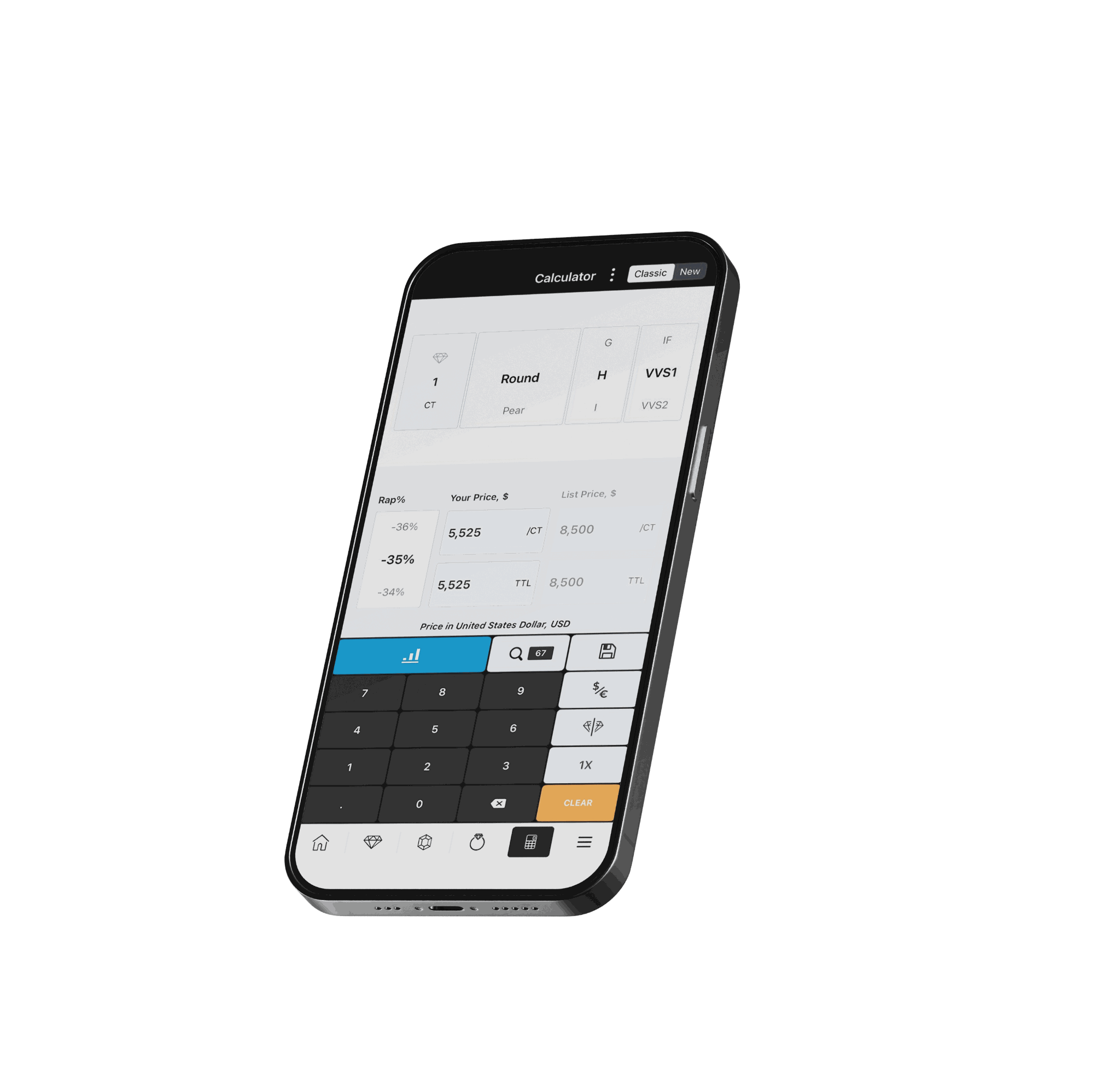 Rapaport Diamond Pricing Calculator Image