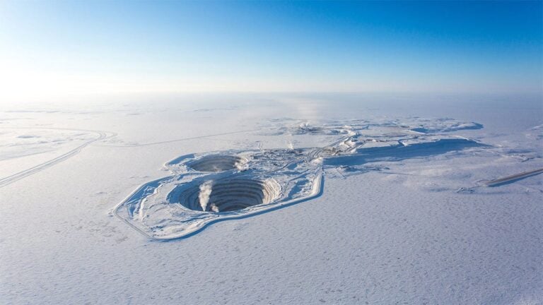 Diavik mine at Rio Tinto image