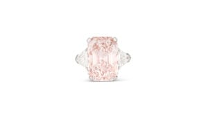 The David Morris, 14.63-carat pink diamond ring at Christie's image
