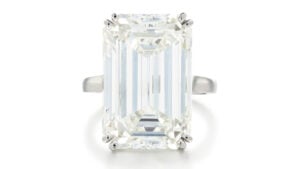 The Van Cleef & Arpels 16.01-carat diamond ring at Sotheby's image