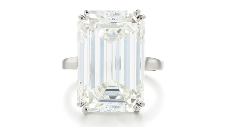 The Van Cleef & Arpels 16.01-carat diamond ring at Sotheby's image