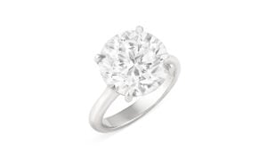 The 8-carat diamond ring that will lead the sale at Christie's image