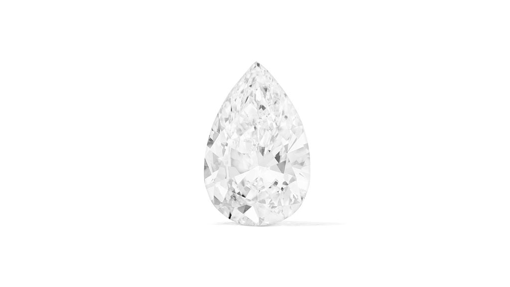 An unmounted pear brilliant-cut, 5.34-carat, D, internally flawless, type IIa diamond at Christie's image